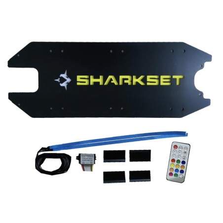 Dragon Deck LED SHARKSET takarókészlet NINBOT MAX G30 minden modellhez vagy hasonlóhoz Sharkset - 6 Dragon Deck LED SHARKSET tak