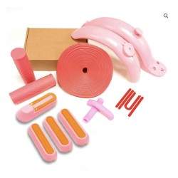 Kit de carenagem com cor personalizada - para-lamas mais extras - padrão e design de lanterna traseira grande  - 1 Kit de carena