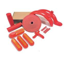 Kit carenare cu culoare personalizata - aripi plus accesorii - design standard si mare pentru stop.  - 2 Kit carenare cu culoare