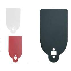 Support til at installere licensnummeret eller et reflekterende klistermærke  - 1 Support til at installere licensnummeret eller