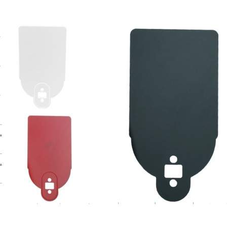 Støtte for å installere lisensnummeret eller et reflekterende klistremerke  - 1 Støtte for å installere lisensnummeret eller et 