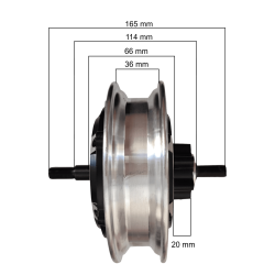 48v 500w zadní motor pro Kugoo M4, Ovex Z1 plus nebo jiné modely. adaptivní generický motor Kugoo - 2 Nainstalujte tento motor s