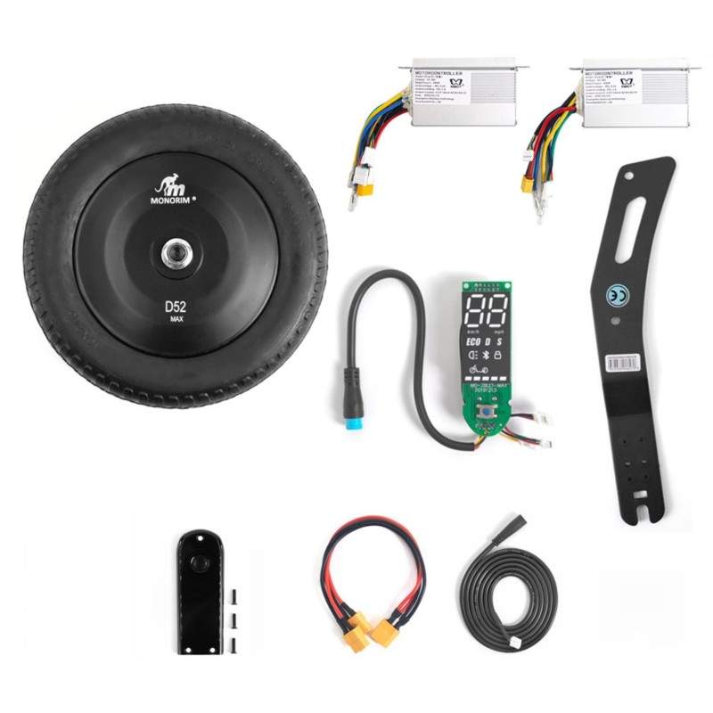 Monorim Dual52 Max (500 W-os motorral) Monorim - 1 
Tartalmaz egy névleges 500 W-os motort, ha ezt a teljesítményt hozzáadja Mon