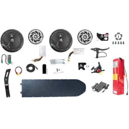 Monorim Dual52 Max Ultra (obsahuje dva 500W motory) Monorim - 1 Obsahuje 20000 mAh batériu s 60ah BMS
Nabíjačka 48V 3A
Obsahuje 