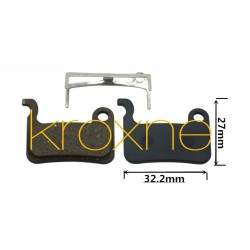 Pastilhas de freio para Xiaomi Scooter 4 PRO KROXNE - 2 Almofadas de substituição para Xiaomi 4 PRO
Substitua as pastilhas de fr