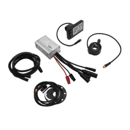 Kit complet de controler rezistent la apa pentru bicicleta electrica cu afisaj panou S866 in versiunea 36v si 48v KROXNE - 1 Kit