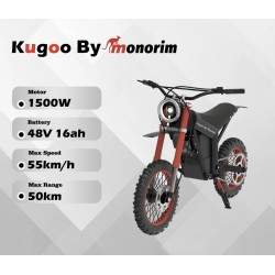 Motocicletă electrică Monorim Argon cu motor de 1500w și baterie de 16Ah Monorim - 1 Motocicletă electrică Monorim Argon cu moto