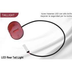 Luz trasera para Xiaomi Scooter 4 ( Mi4 ), Xiaomi 4 Pro o similar. Xiaomi - 5 Luz trasera para Xiaomi Scooter 4 ( Mi4 ), Xiaomi 