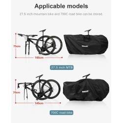 Borsa da trasporto 168 cm x 85 cm per mountain bike fino a 27,5 pollici  - 3 Borsa da trasporto 168 cm x 85 cm per mountain bike