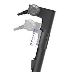 Rallonge pour augmenter la hauteur du guidon sur le Ninebot Max G30, G2, G65 ou similaire. Segway - Ninebot - 1 Rallonge pour au