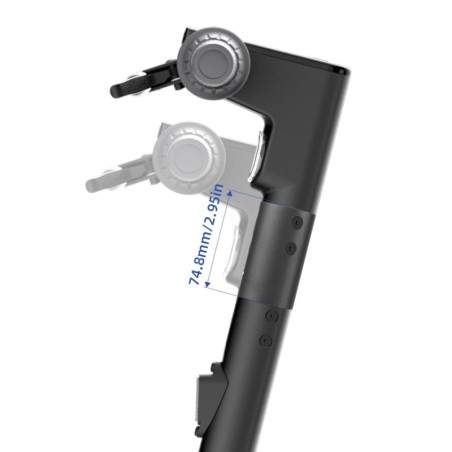 Epéktasi gia áfxisi tou ýpsous tou timonioú sta Ninebot Max G30, G2, G65 í parómoia. Segway - Ninebot - 1 Epéktasi gia áfxisi to