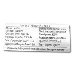 ESC lub jednostka sterująca do skutera elektrycznego Aprilia eSRZ - oryginalny sterownik 36V  - 2  