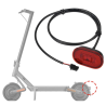 Luz traseira para o guarda-lamas da Xiaomi Scooter 4 Ultra ou similar  - 1 Luz traseira para o guarda-lamas da Xiaomi Scooter 4 