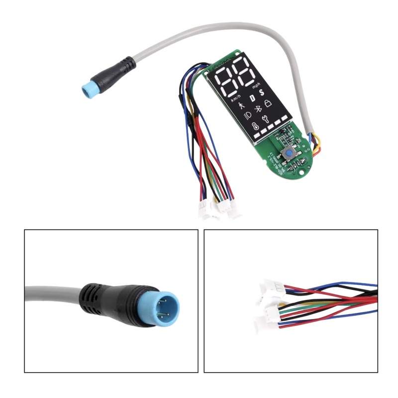 Bedienfeld – Bildschirm für Xiaomi Pro, Pro2, Essential mit zwei unabhängigen Kabeln für den Bremshebel  - 3 Bedienfeld – Bildsc