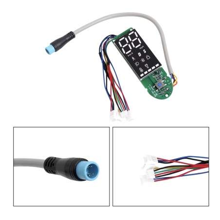 Kontrollpanel - skjerm for Xiaomi Pro, Pro2, Essential med to uavhengige kabler for bremsespak  - 3 Kontrollpanel - skjerm for X