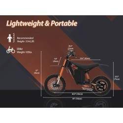 Monorim e-Moto Electric Wish007, 55 km/h, kinitíras 1500 W, bataría 21Ah, rythmizómeni ydravlikí anártisi Monorim - 5 Monorim e-