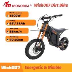 Monorim e-Moto Electric Wish007, 55 km/h, 1500 W moottori, 21Ah akku, säädettävä hydraulijousitus Monorim - 6 Monorim e-Moto Ele