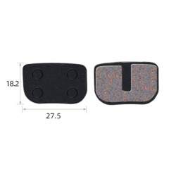 Brake pads for 2-stroke motorcycles of 43cc, 47cc 49cc mini bikes  - 1 Brake pads for 2-stroke motorcycles of 43cc, 47cc 49cc mi