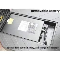 Štirikolesni zložljivi električni skiro s stolom za starejše Segway - Ninebot - 8  