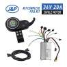 Controller kit with display and trigger 36v 20A (JP) for electric scooter KROXNE - 1  