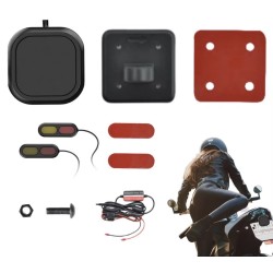 Sistem impermeabil de detectare a punctului mort (unghi de 130º) pentru scuter, bicicletă sau motocicletă KROXNE - 1  