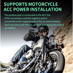 Sistema de deteção de ângulo morto à prova de água (ângulo de 130º) para scooter, bicicleta ou motociclo KROXNE - 6  