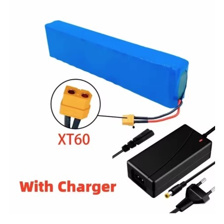 20000mah 48v-os akkumulátor 54.6v 2a töltővel xt60-dc, bullet-sm, T plug-dc, xt60-sm, xt60-plug KROXNE - 1  