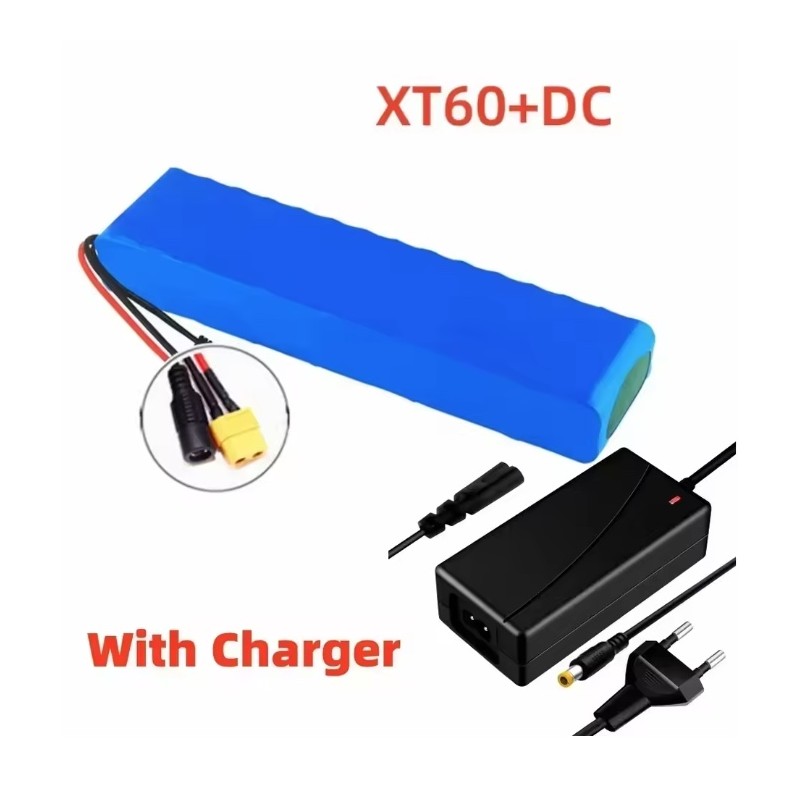 Akumulyator 20000 mAh 48 V iz zaryadnym prystroyem 54,6 V 2A xt60-dc, bullet-sm, T plug-dc, xt60-sm, xt60-plug KROXNE - 6  