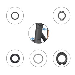 Styrelagersett og lager for Segway Ninebot KickScooter F20 F25 F30 F40 D18 D28 D38 eller lignende Segway - Ninebot - 2 Kompatibi