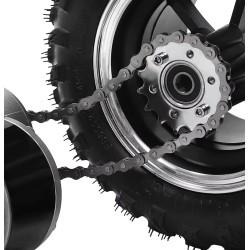 DIY átalakító készlet (2 motor, vezérlő és fojtószelep) - Léggumik - Gokart, kerekesszék KROXNE - 4  