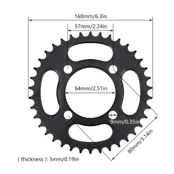 Ilektrikó kit tríkyklou (ilektrikós kinitíras chorís psíktres, elenktís, nkázi) 48v 500w 750w KROXNE - 12  