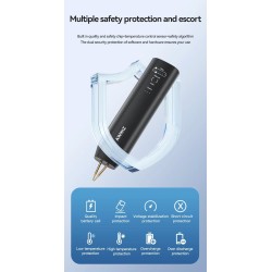 H1 kézi ponthegesztő 11 és H2 90 állítható üzemmóddal lítium akkumulátorokhoz KROXNE - 4  